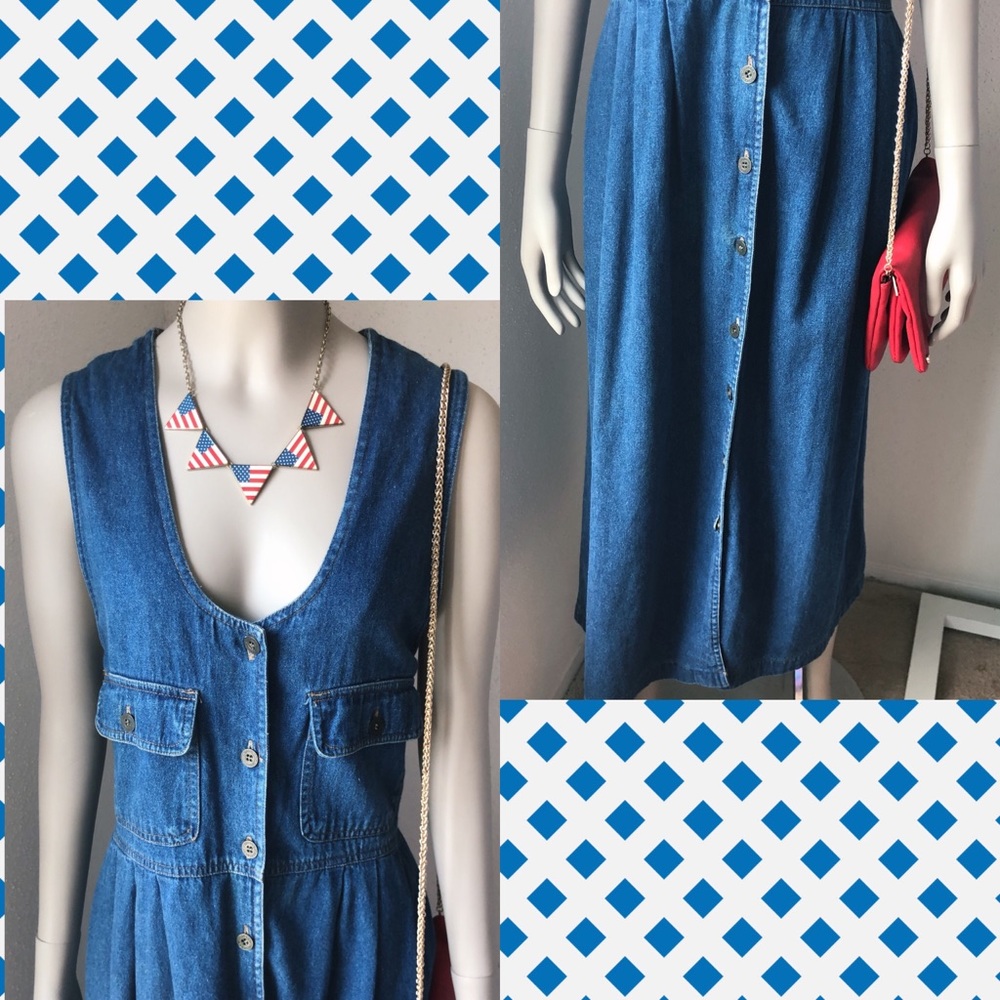 This Vintage Sport Truly Yours denim dress